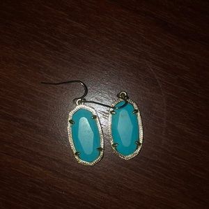 Turquoise Kendra Scott earrings
